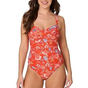 Women’s NIPTUCK Floral One-Piece Swimsuit Size 4